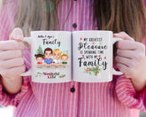 Happy Family Mugs - Personalized Family Mug Personalized Gift For Parents and Children